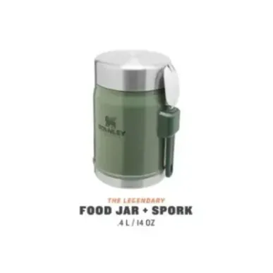 Stanley Legendary Food Jar + Spork 14oz .4L Hammertone - Food Jar