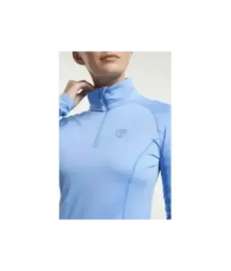 Tenson TXlite Half Zip Light Blue | Дамски междинен слой за туризъм