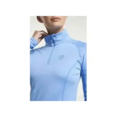 Tenson TXlite Half Zip Light Blue - Women's Hiking Midlayer