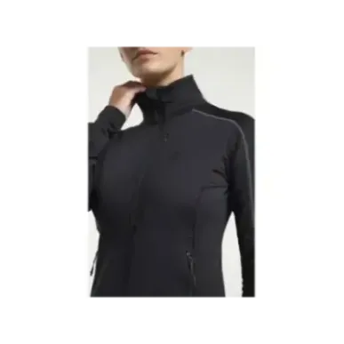 Tenson TXlite Full Zip Black - Women's Hiking Midlayer