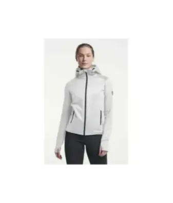 Tenson TXlite Midlayer Zip Light Grey - Women's Hoodie