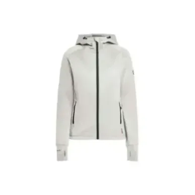 Tenson TXlite Midlayer Zip Light Grey - Women's Hoodie
