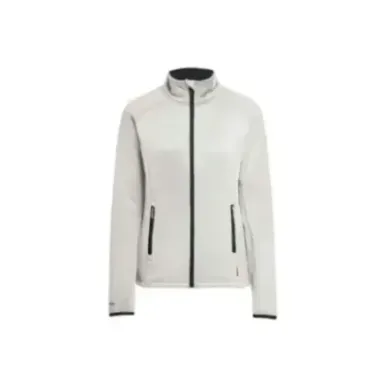 Tenson TXlite Midlayer Zip Light Grey - Women's Hiking Midlayer