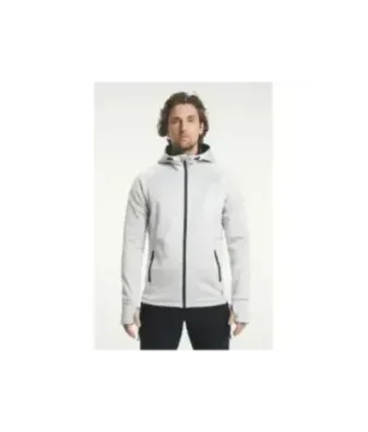 Tenson TXlite Midlayer Zip Light Grey | Мъжки суитшърт с качулка