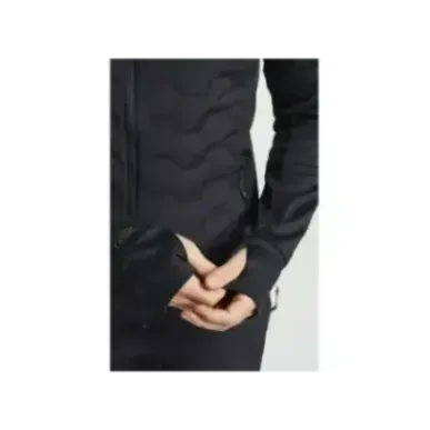 Tenson TXlite Hybrid Midlayer Zip Black - Men's Hiking Midlayer