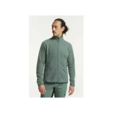 Tenson Himalaya Fulllzip Fleece Dark Green - Men's Hiking Midlayer