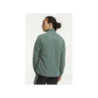Tenson Himalaya Full Zip Fleece Dark Green - Men's Hiking Midlayer Tenson Himalaya Full Zip Fleece Dark Green - Men's Hiking Midlayer