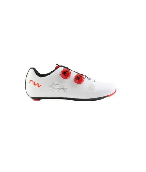 Northwave Revolution 4 White/Red Fluo | Шосейни обувки