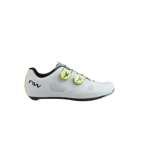 Northwave Revolution 4 Light Grey/Sage - Road Cycling Shoes