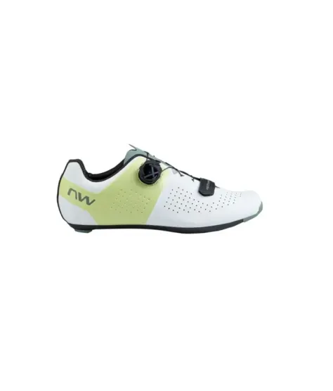 Northwave Storm Carbon 3 White/Matcha - Road Cycling Shoes