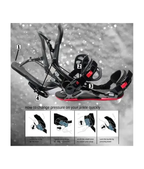 GNU Cheeter - Men's Snowboard Bindings