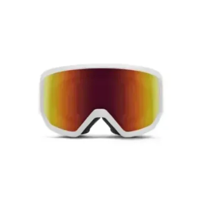 Smith Transfer Red Solx Mirror Antifog White - Men's Ski Goggles