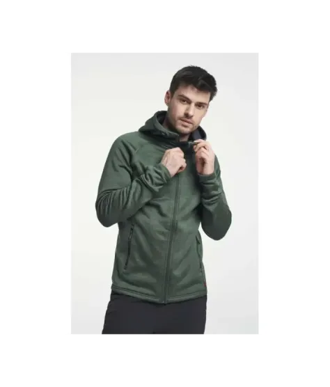 Tenson TXlite Midlayer Zip Dark Green | Мъжки суитшърт с качулка