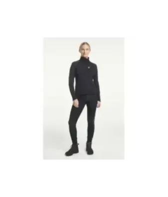 Tenson TXlite Half Zip Black | Дамски междинен слой за туризъм