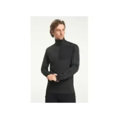 Tenson TXlite Half Zip Dark Olive | Мъжки междинен слой за туризъм