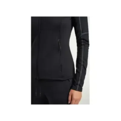 Tenson TXlite Full Zip Black - Women's Hiking Midlayer Tenson TXlite Full Zip Black - Women's Hiking Midlayer
