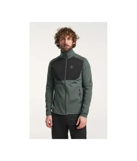 Tenson TXlite Full Zip Grey Green - Men's Hiking Midlayer