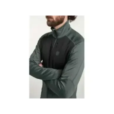 Tenson TXlite Full Zip Grey Green - Men's Hiking Midlayer