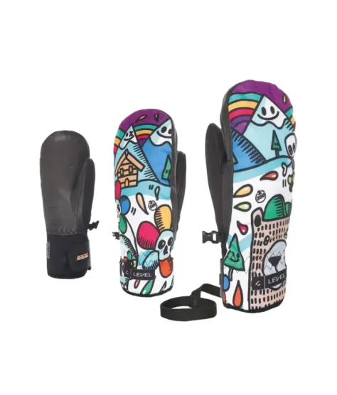 Level Vertigo Teen Logos - Men's Mittens