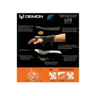 Demon Flexmeter Wrist Guard Double D3O - Wrist Guard