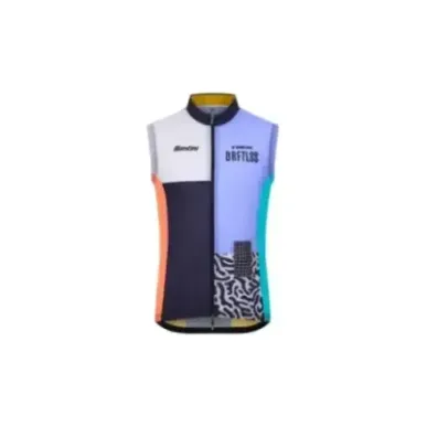 Trek Santini Driftless Team Replica Dark Blue/Light - Bike Vest
