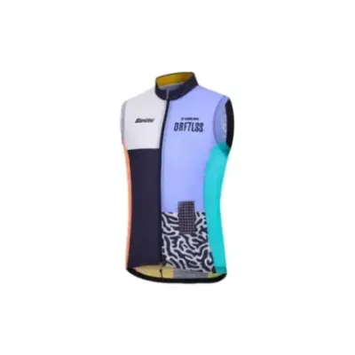 Trek Santini Driftless Team Replica Dark Blue/Light - Bike Vest