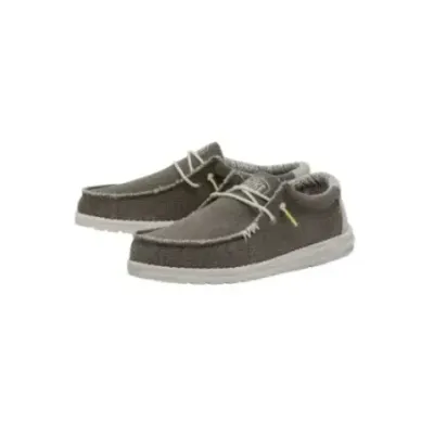 Hey Dude Wally Braided Fossil - Men's Shoes Hey Dude Wally Braided Fossil - Men's Shoes