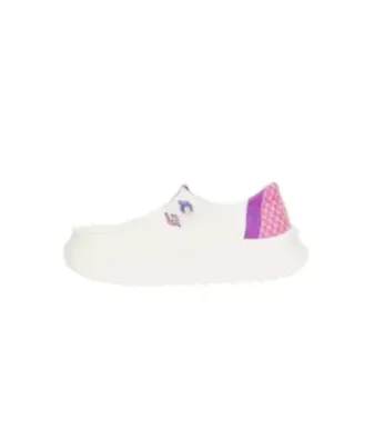 Hey Dude Wendy Peak White/Pink - Women's Shoes