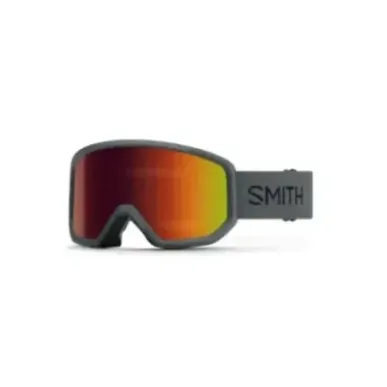 Smith Transfer Red Solx Mirror Antifog Slate - Men's Ski Goggles