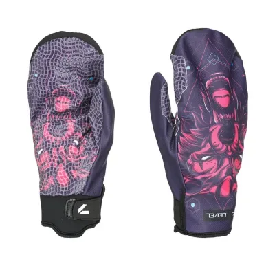 Level Web Mitt Blue - Snowboard Mittens