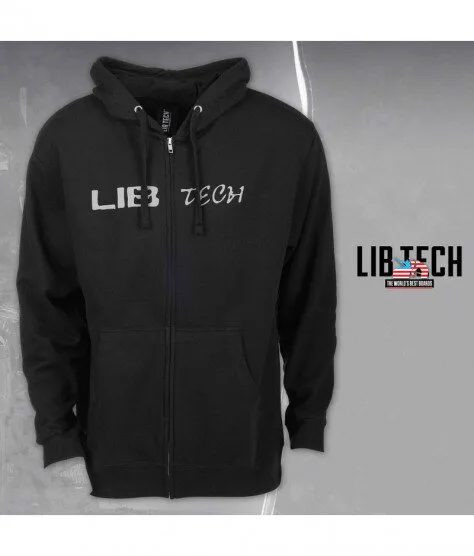 Lib Tech Logo Hooded Zip - Neoprene Hood