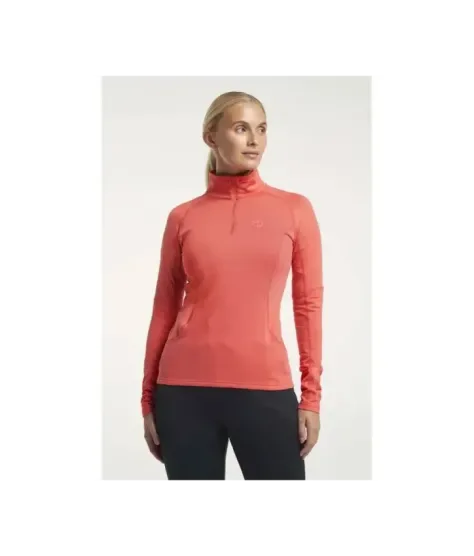 Tenson TXlite Half Zip Coral | Дамски междинен слой за туризъм