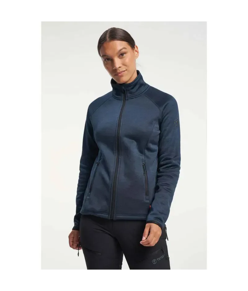 Tenson TXlite Midlayer Zip Dark Blue | Дамски междинен слой за туризъм