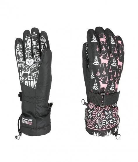 Level Junior Ninja Pink | Детски ски ръкавици – TrueRiders