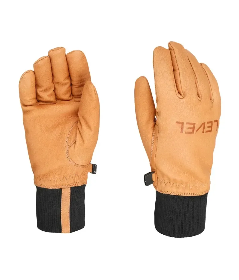 Level Rebel Beige - Men's Snowboard Gloves