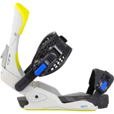 Drake Fifty Grey/Lime 2026 - Men's Snowboard Bindings