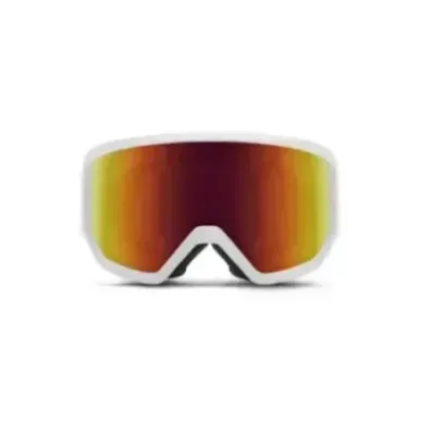 Smith Transfer Red Solx Mirror Antifog White - Men's Ski Goggles