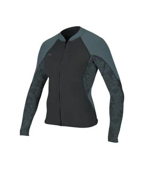 O'Neill Bahia 1/1.5mm, Tempered Steel / Shaded Island Sky / Shade – Women's Neoprene Top