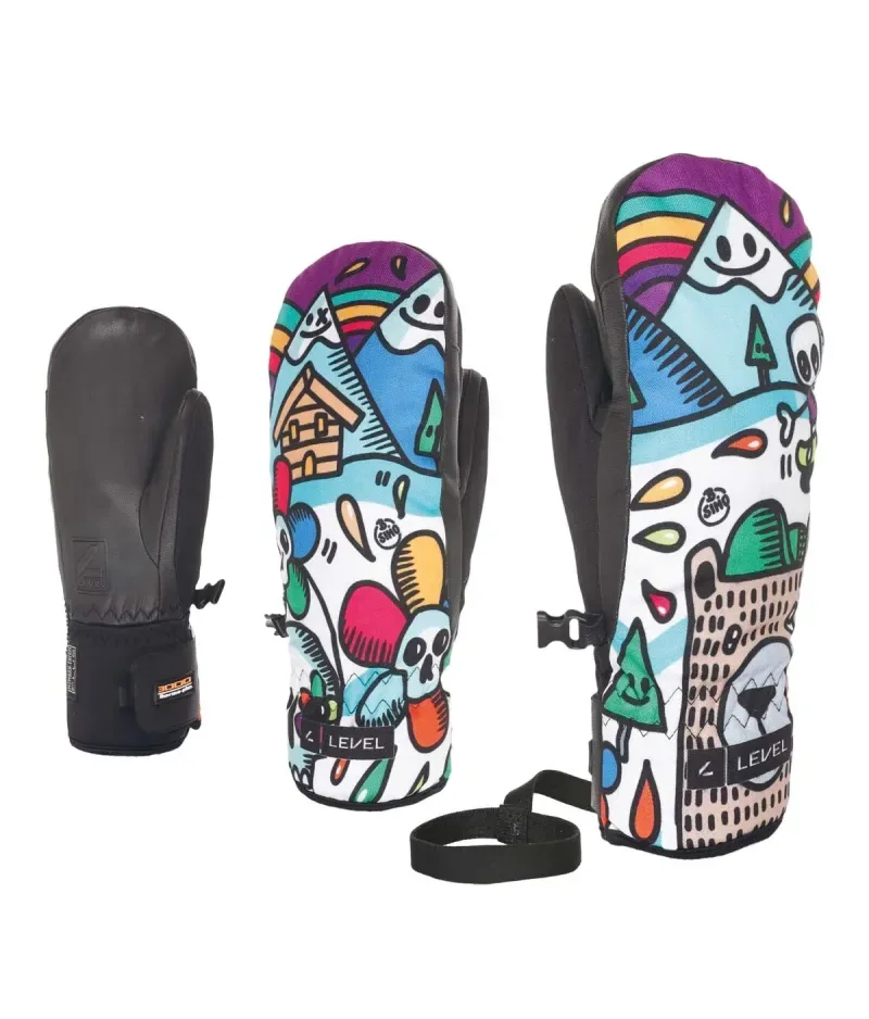 Level Vertigo Teen Logos - Men's Mittens