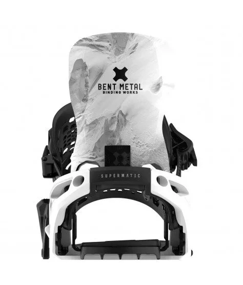 Bent Metal Lightning Supermatic White - Men's Snowboard Bindings