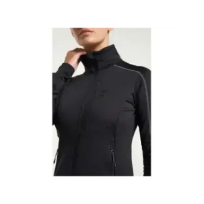 Tenson TXlite Full Zip Black | Дамски междинен слой за туризъм Tenson TXlite Full Zip Black | Дамски междинен слой за туризъм