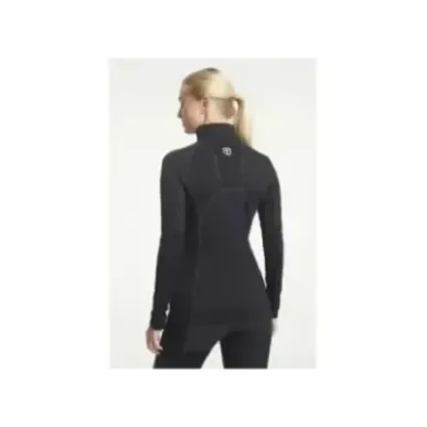 Tenson TXlite Half Zip Black | Дамски междинен слой за туризъм