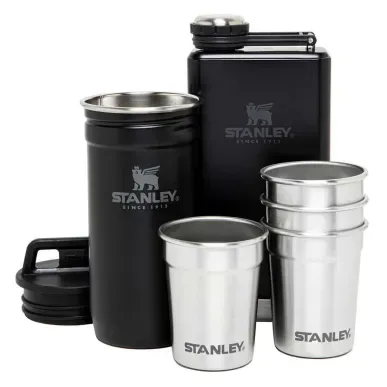 Stanley Pre-Party Shotglass + Flask Pebble | Термос