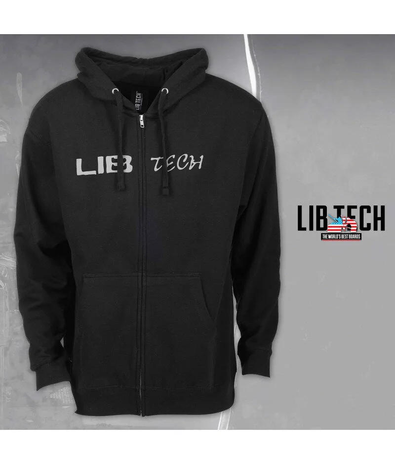 Lib Tech Logo Hooded Zip | Неопренова качулка