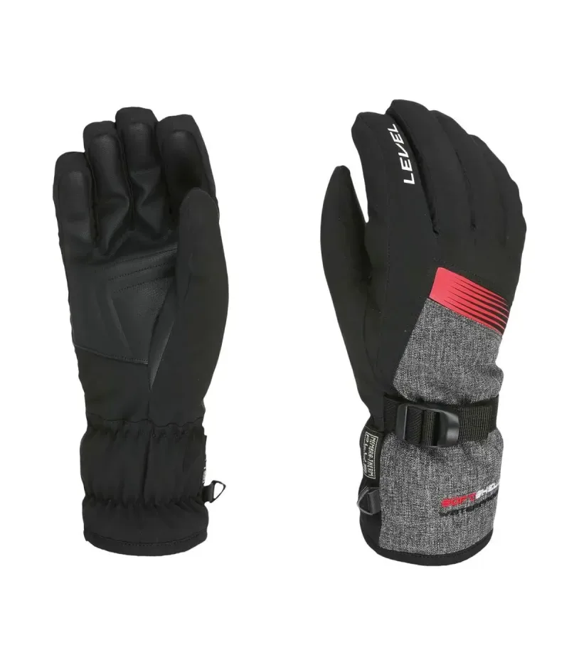 Level Hero Red - Men's Ski Gloves Level Hero Red - Men's Ski Gloves