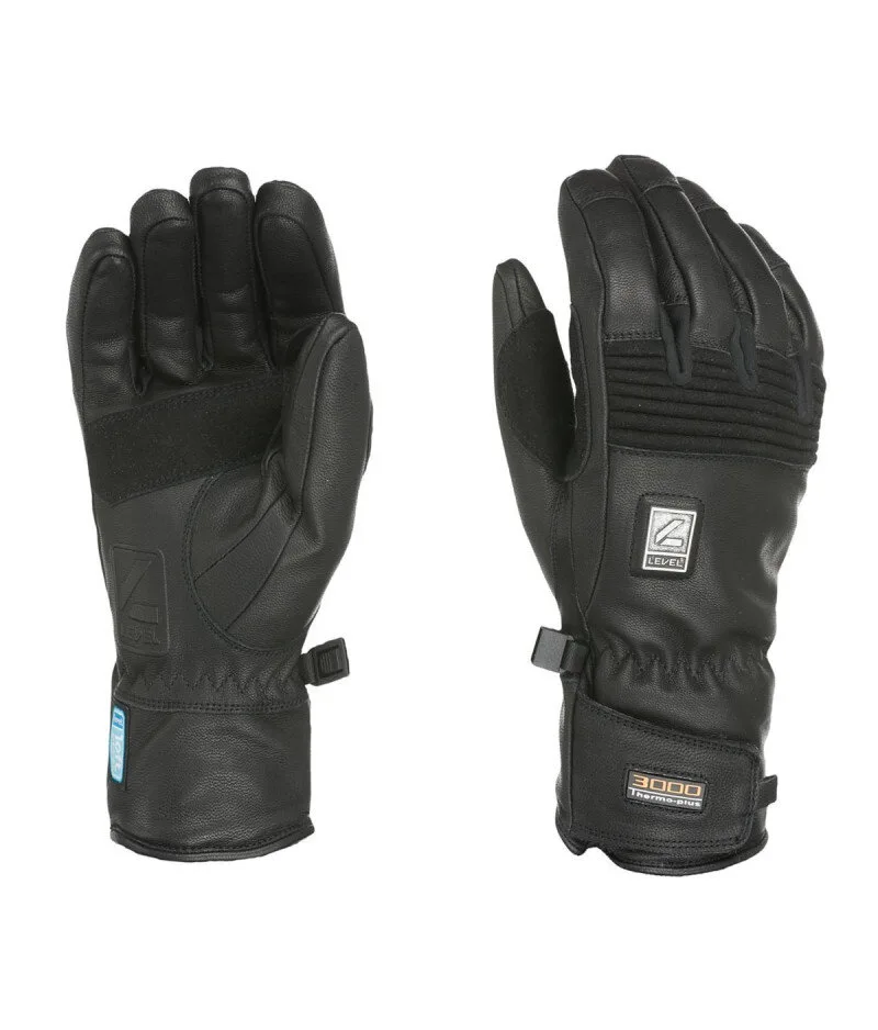 Level Icon Black - Ski Gloves Level Icon Black - Ski Gloves