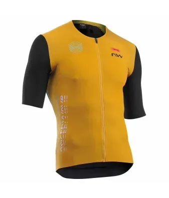 Northwave Extreme Evo Ochre/Black - Men's Bike Jersey