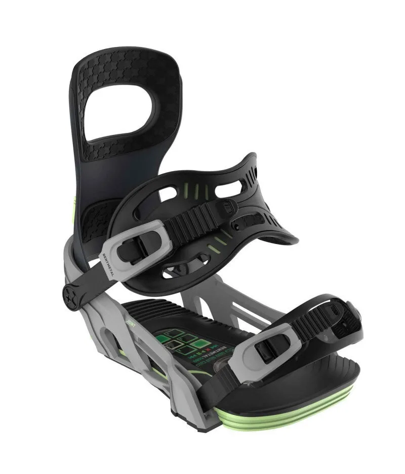 Bent Metal Joint Grey/Green 2025 - Men's Snowboard Bindings
