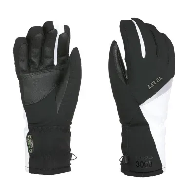 Level Alpine Black-White - Women's Ski Gloves Level Alpine Black-White - Women's Ski Gloves