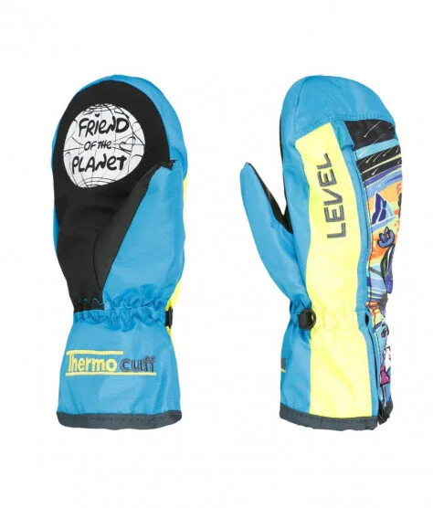 Level Dudy Mitt Light Blue 2024 | Детски ски ръкавици